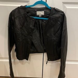 medium xhilaration leather jacket - lightly worn